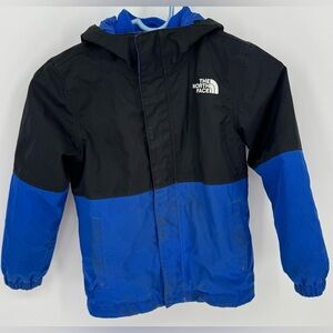 The North Face Kids Two-Tone Black and Blue Puffer Jacket